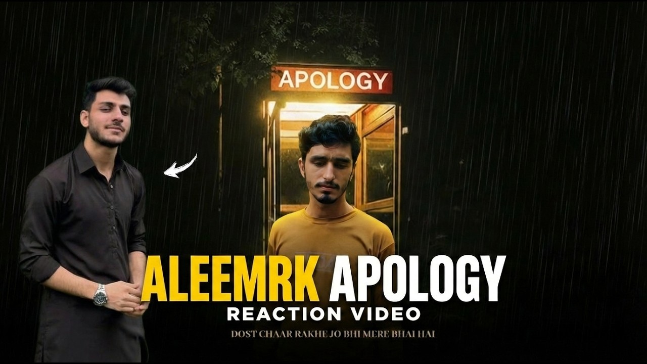 APOLOGY | Aleemrk |Reaction Video