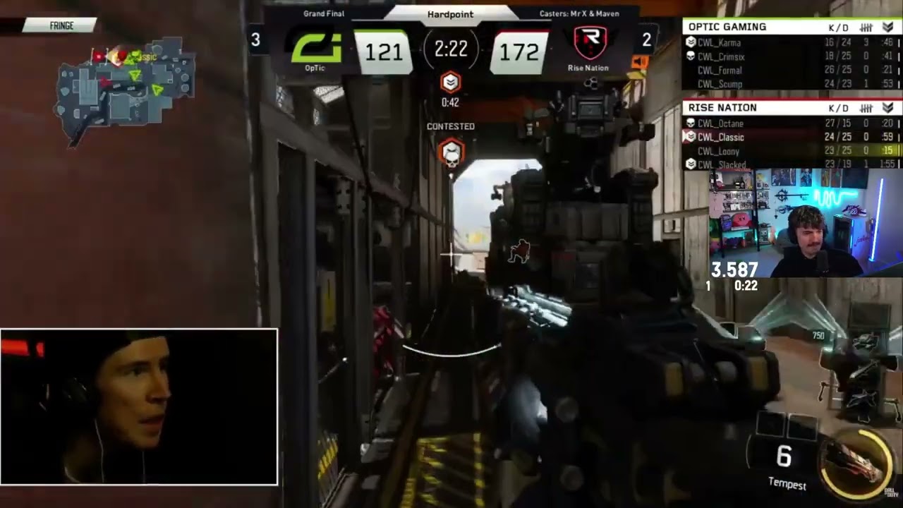 Октан предается ностальгии, наблюдая за битвой OpTic и Rise в Black Ops 3!