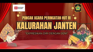 Malam Puncak Peringatan HUT Kemerdekaan RI Kalurahan Janten