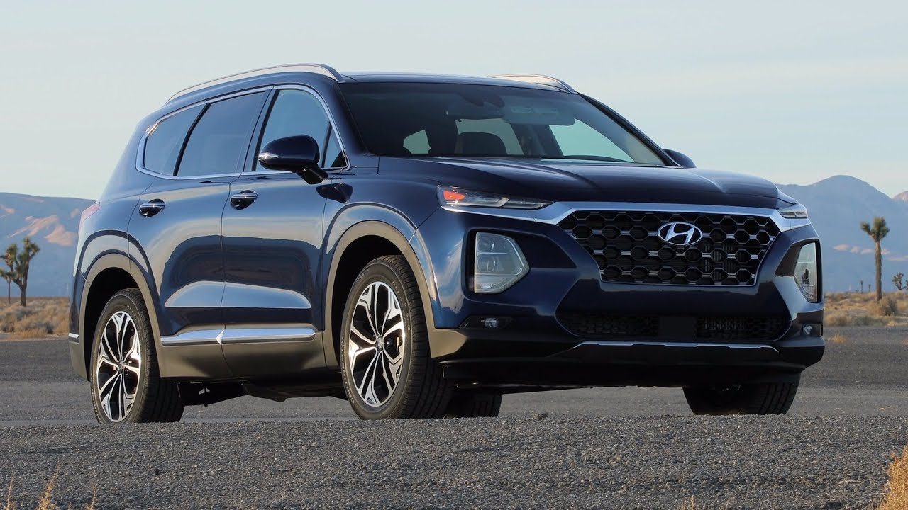 2019 Hyundai Santa Fe Driving Interior Exterior Us Spec
