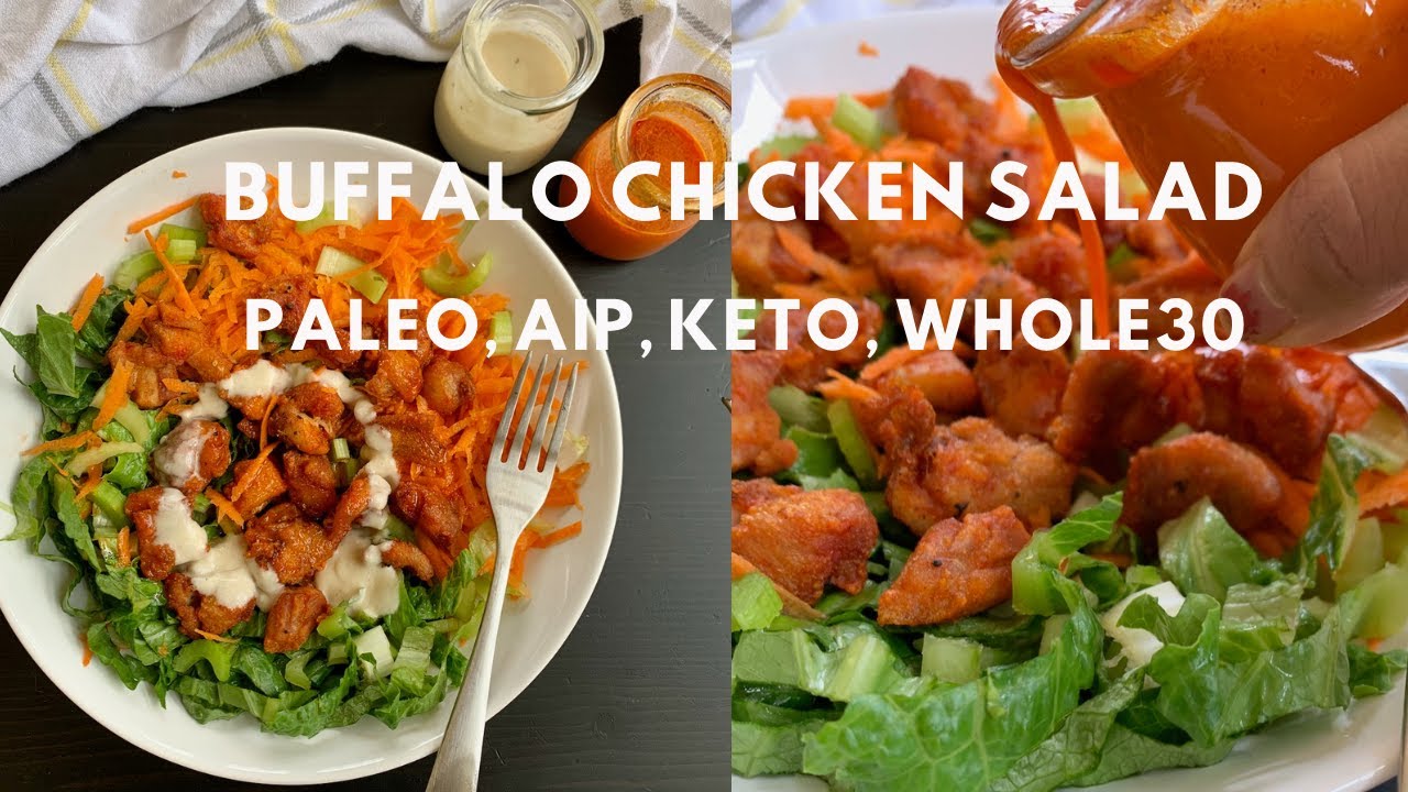 Buffalo Chicken Salad (Paleo, AIP, Keto, Whole30)
