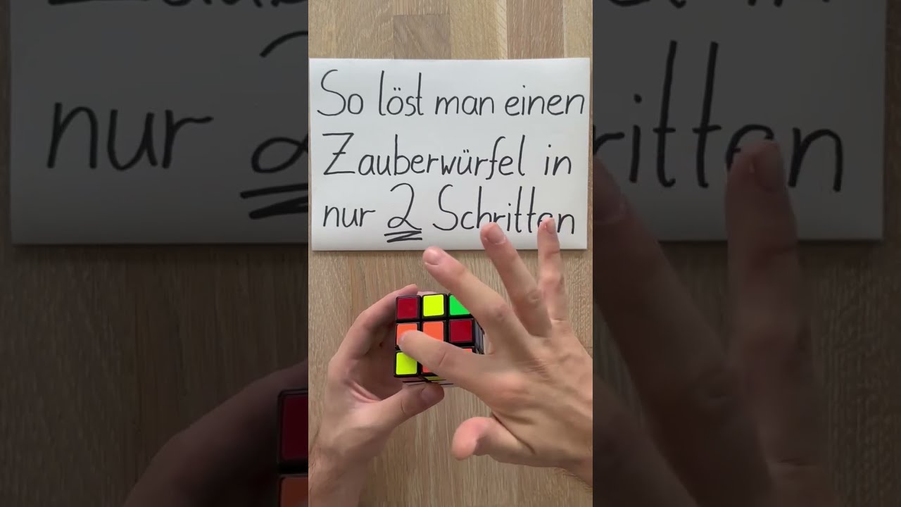So Kann Man Einen Zauberw Rfel In Nur 2 Schritten L Sen 