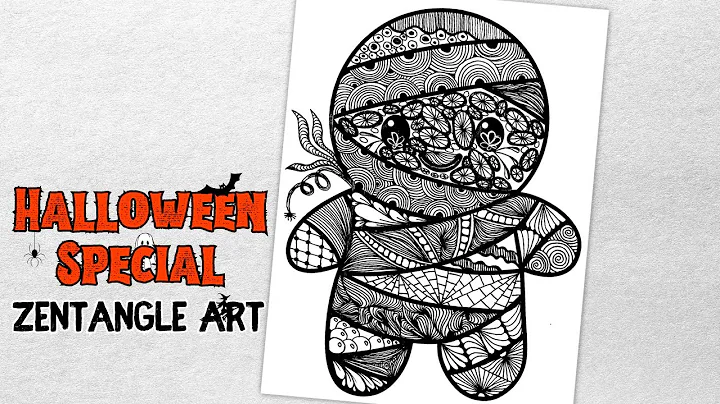 Relax and Draw with Me | Halloween Inspired Zentangle Patterns