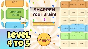 Connect Word Level 4 to 5 Answer || Kc