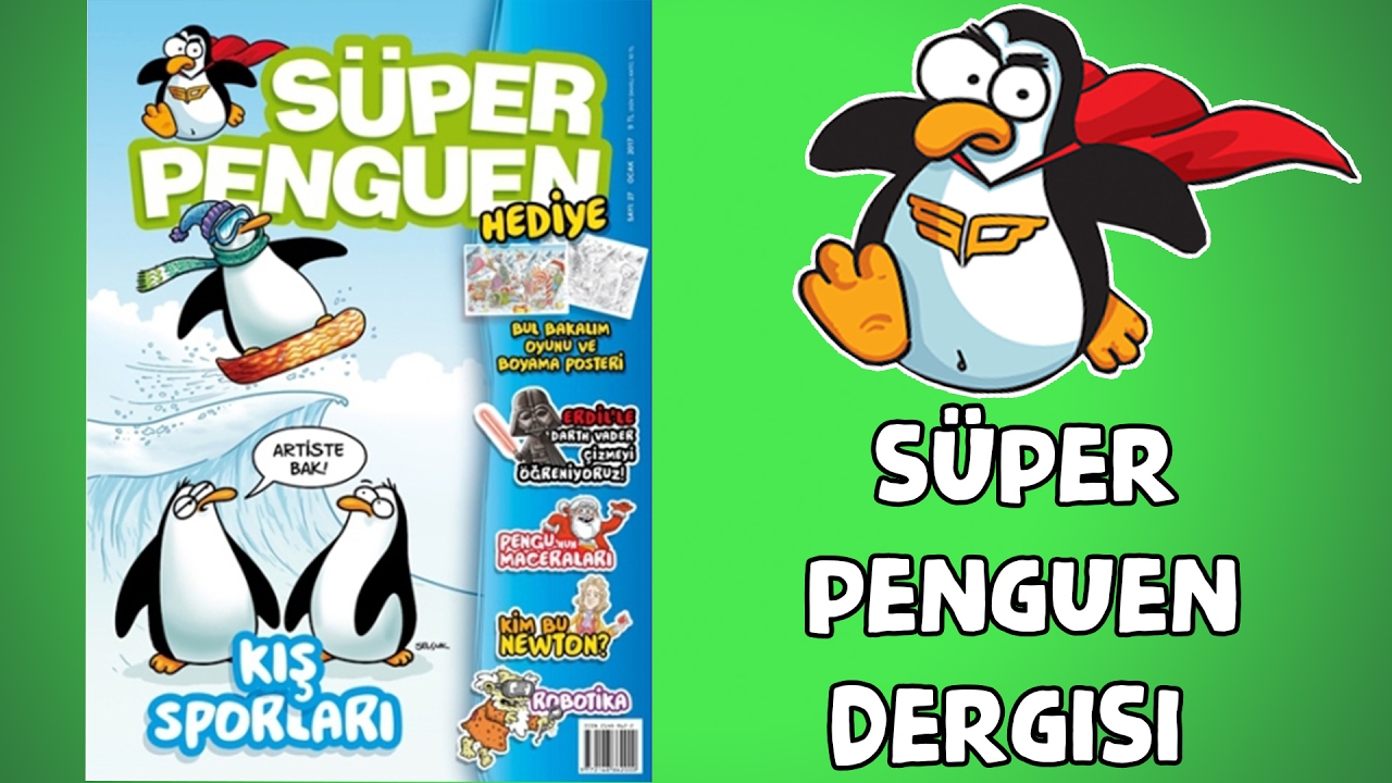 Süper Penguen Dergisini Açtık | Eğlenceli Çocuk Videosu