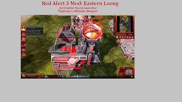 Red Alert 3 Mod-Eastern Loong: Antimatter Storm Launcher-Tianchao