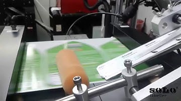 Sticker Labelling Machine | Top Applicator Labelling Machine | Solo Labeller Technology