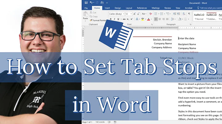 How to Set Tab Stops in Word