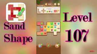 Sand Shape Level 107 Walkthrough 🔶 | Geometric Logic Puzzle Solution | MiniBoss