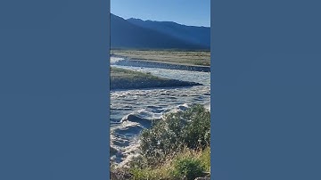 Standing wave on the Delta River #river #alaska  #standingwave