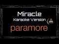 Paramore Miracle CC Karaoke Instrumental UVR