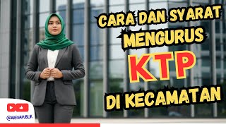 Cara dan Syarat Mengurus KTP di Kecamatan