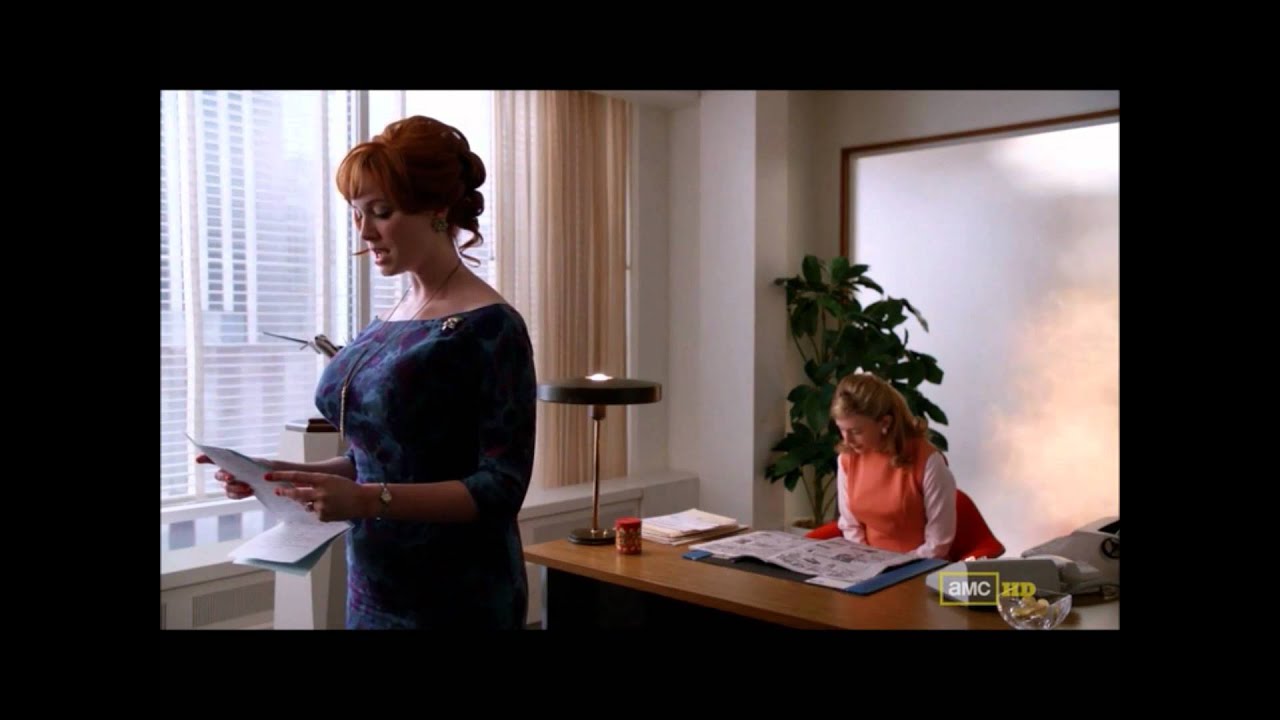 Mad Men: Joan "Surprise! There's an Airplane here to see you!"