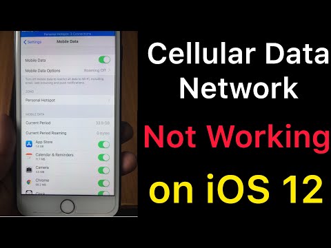 cellular data not working after ios .. \& .. update