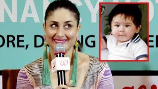 Kareena Kapoor SPEAKS About Baby Taimur Ali Khan For The First Time | Taimur Ali Khan