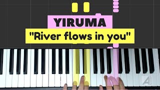 Cómo tocar "River flows you" de Yiruma en piano (tutorial) - YouTube
