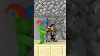 La aventura de Mikey está llena de peligros que debe superar. #minecraft #mikey #jj