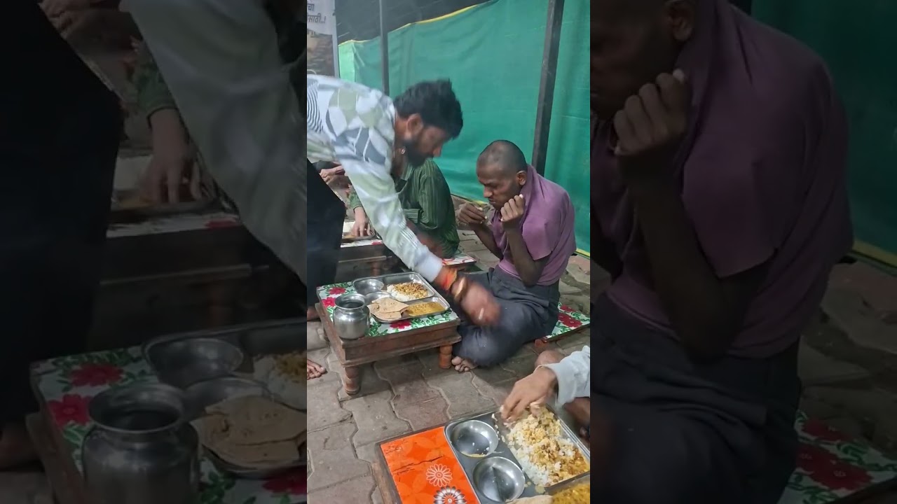 रोडवरील निराधारांसाठी जेवणाचे पंगत 7709092527