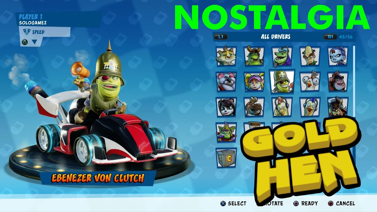 Nostalgia CRASH TEAM RACING PS4