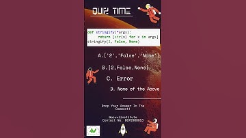 Python Quiz | Question of the Day | Python | Python Question | Python Function Quiz | MCQ | Aruvi