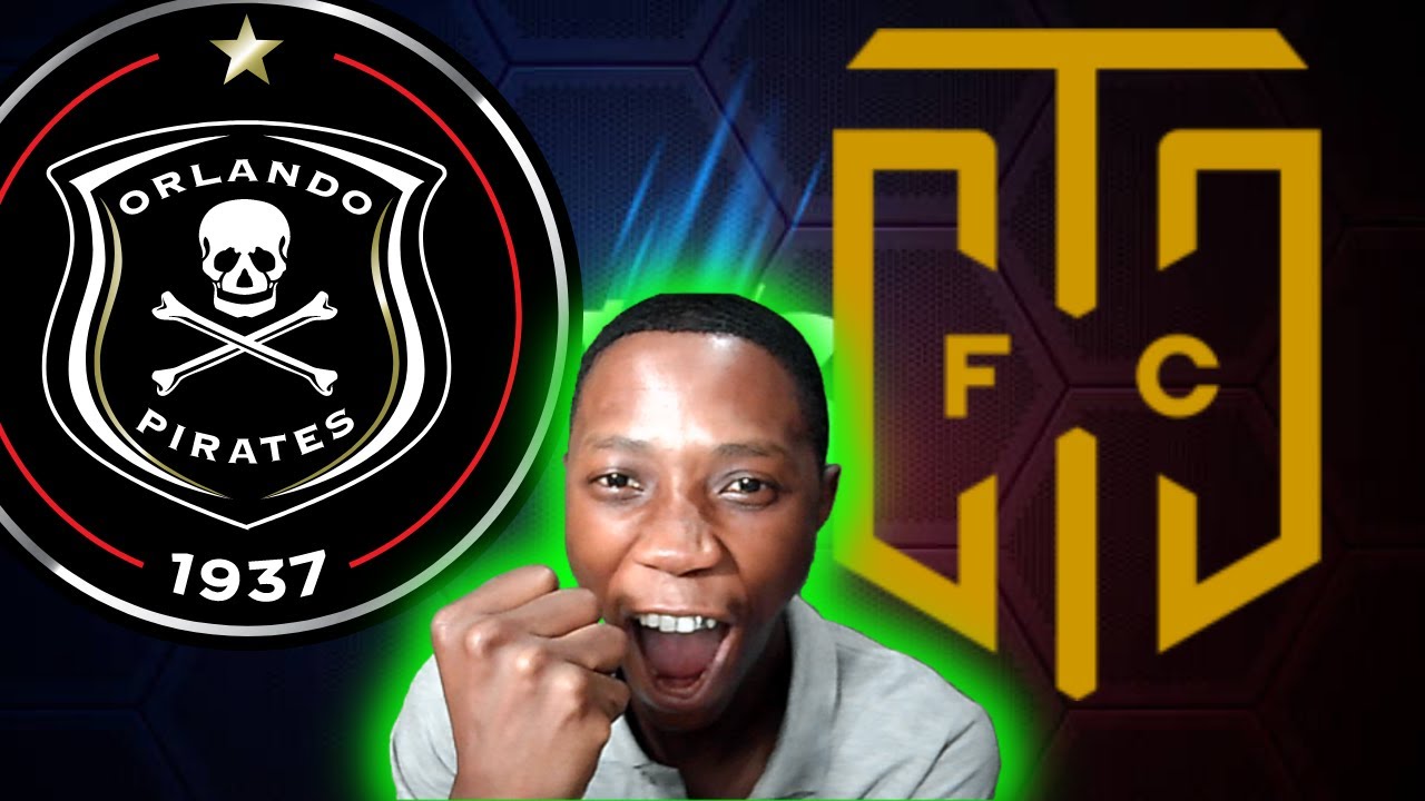 ORLANDO PIRATES LINE UP VS CAPE TOWN CITY YouTube