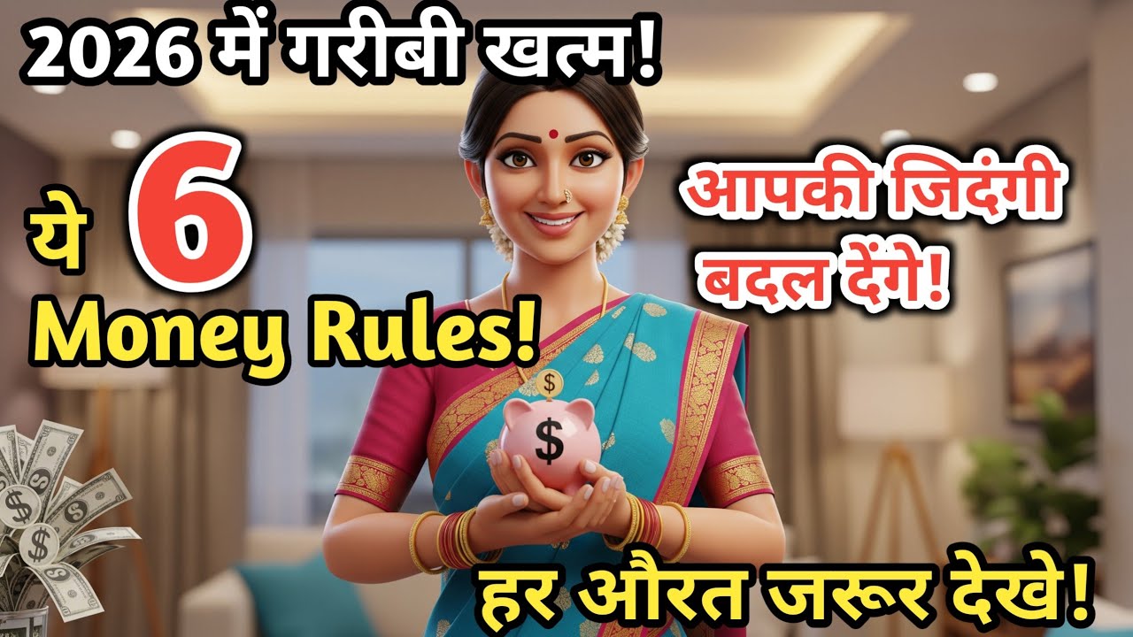 2026 के MONEY RULES 🔥 हर गृहिणी जरूर देखे | Rich Secret Disclosed | 2026 के Gold Money Rules |