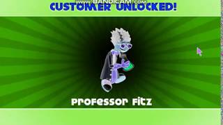 Papa Louie 3 Level 7 Rescued Professor Fitz