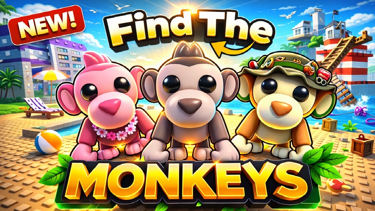 プロフ必読⭐︎monkey How To Get All 80 Monkeys in Find the Monkeys [80] | Roblox - YouTube