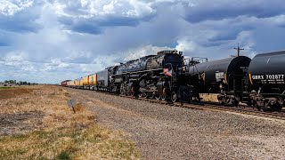 UP 4014! Multiple Speed Meets and More! Railfanning UPs Sidney Subdivision.