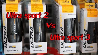 Continental Ultra sport2 Vs Ultra sport3