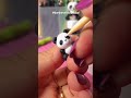  caneta panda  diy panda  art biscuit craft clay handmade kawai diy pap arte panda