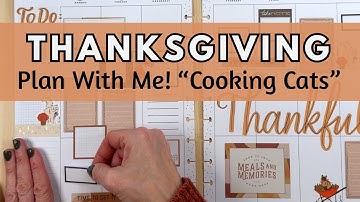 Thanksgiving 2025 Plannen met mij | Mijn Big Happy Planner versieren voor de feestdagen