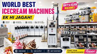 The World's Best Ice Cream Machines in One Place 😱 | Softy & Slush Machine Showroom India