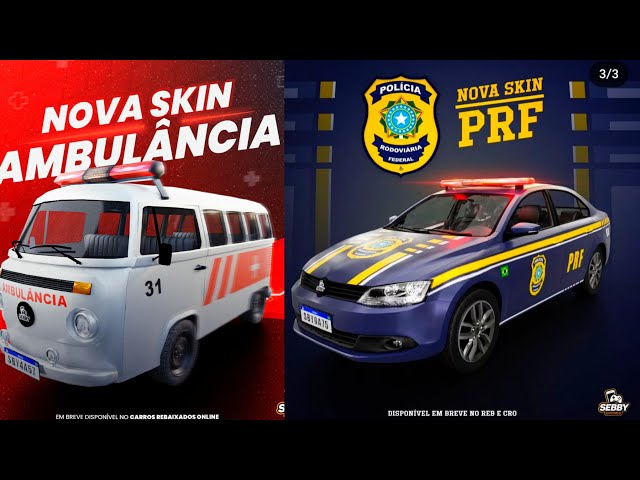 Atualização Carros Rebaixados Online: Skins PM e novos veículos