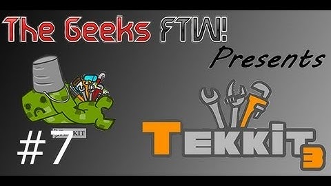GeeksFTW Tekkit Episode 7: Making Diamond out of Dirt