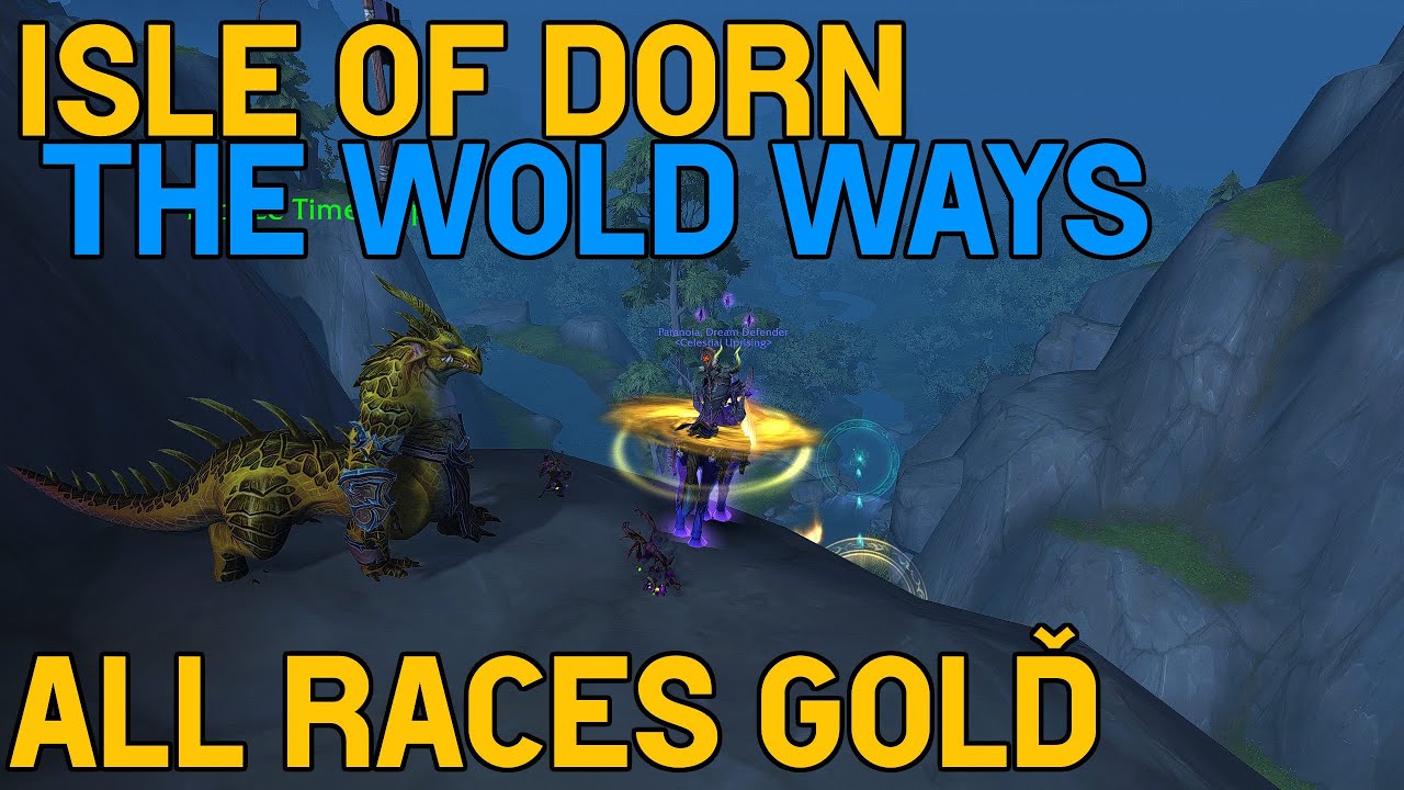 World of Warcraft The War Within | The Wold Ways all races Gold | Dragonriding Racing