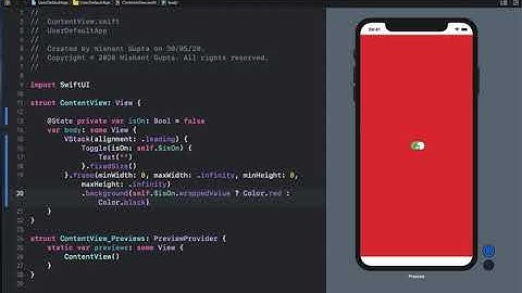 Hindi SwiftUI UserDefault with SwiftUI   Depth In SwiftUI Tutorial   Nishant HD