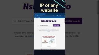 How to Find IP Address of any Website ? #webdevelopment #web #aitools screenshot 5