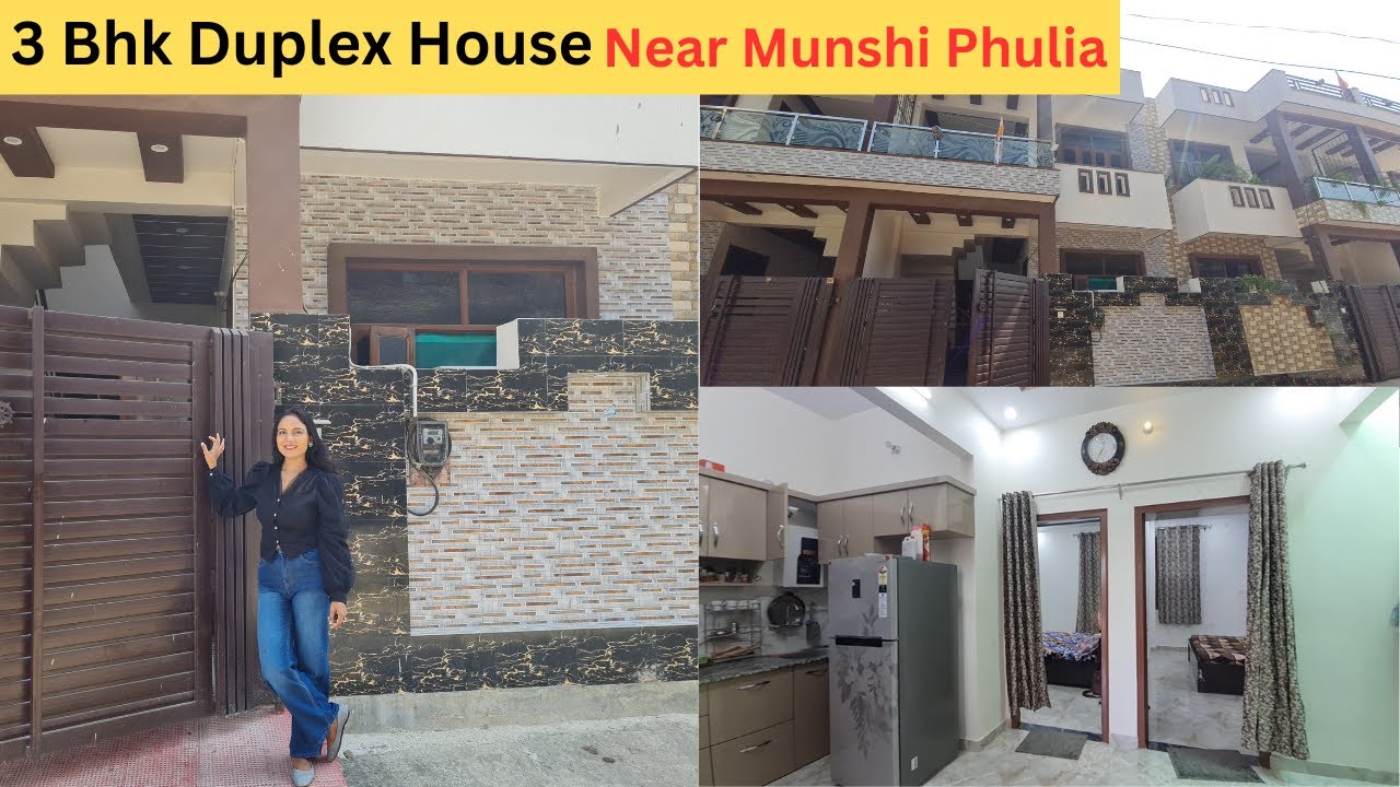 3 Bhk double Story House For Sale Near Munshi Phulia 3 Bhk House In