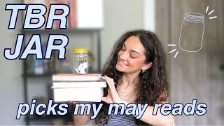 reading wrap up + may tbr picks from my tbr jar 🫙