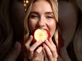 Asmr oddly eating apple satisfying #asmr  #usa  #comedyfilms #usashorts #satisfying