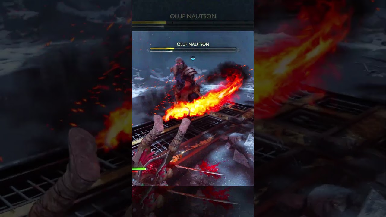 CHIEFTAN VALHALLA BOSSFIGHT  #godofwar #gaming #godofwarragnarok