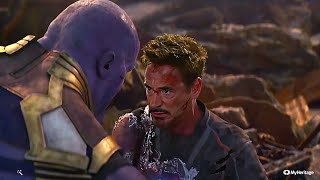 ثانوس يقتل الرجل الحديدي ! | Iron Man Vs Thanos | #Avengers#