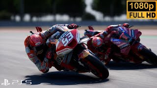 Gameplay Marc Marquez Mandalika Circuit | MotoGP 23 PS5 (1080p60fps)