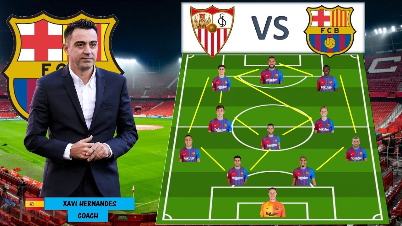 FC Barcelona Versus Sevilla: Team News And Starting Lineup