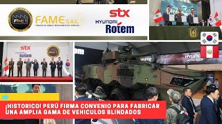 ¡Oficial! Perú firma convenio para fabricar una amplia gama de vehículos blindados #peru