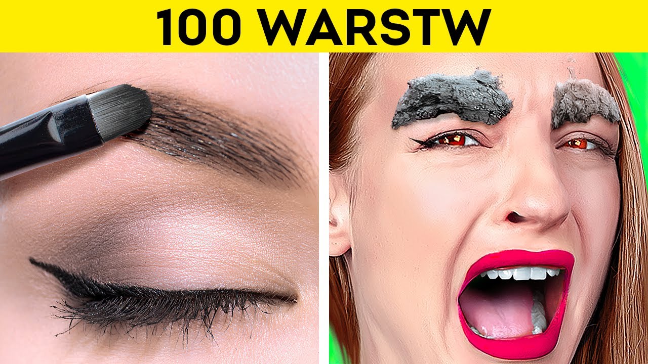 ⁣WYZWANIE: 100 WARSTW || 100 warstw jedzenia, makijażu, ubrań i papieru toaletowego od 123 GO! GOLD