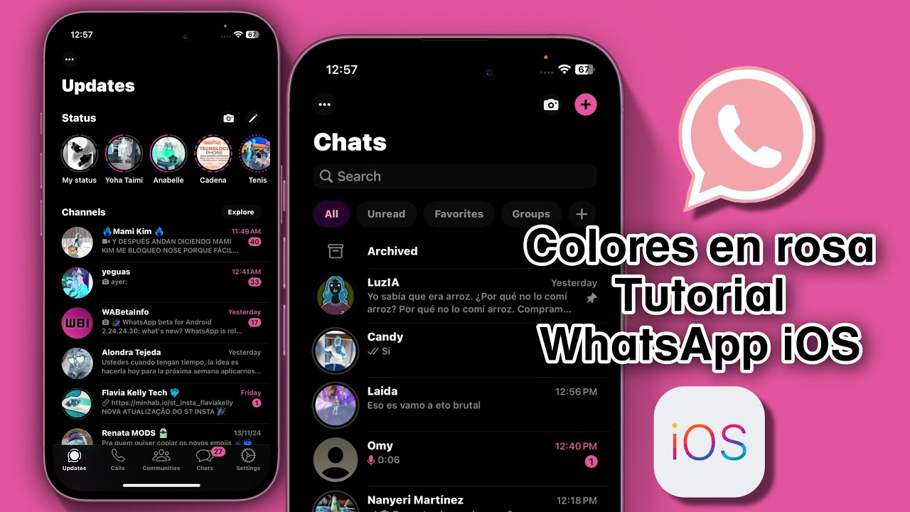 App Color Rosa Aplicaciones en color rosado truco iOS IPHONE TUTORIAL - YouTube