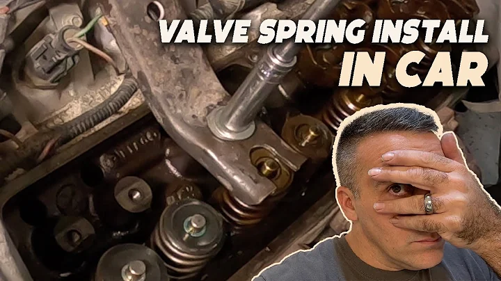 Installing Valve Springs With Engine In Car / The Old School Way