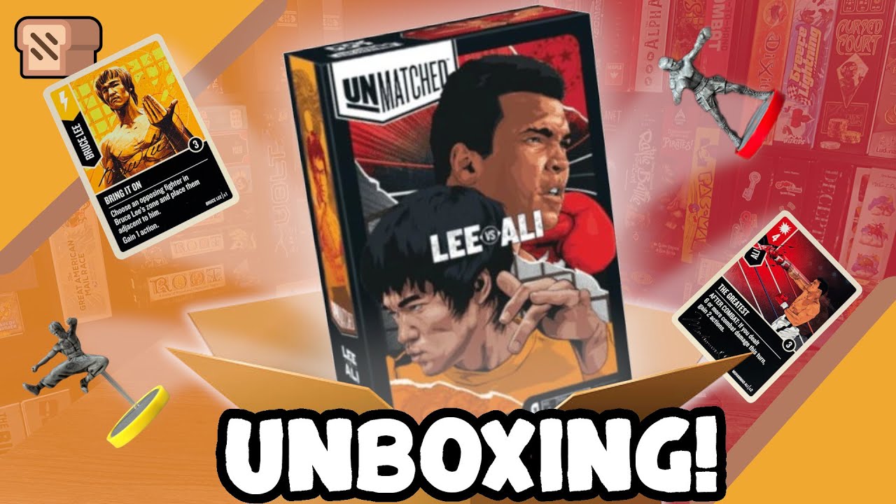 Брюс Ли против Мухаммеда Али: распаковка и первые впечатления!